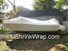 boat and jet ski shrink wrapping